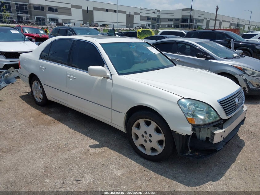 2003 Lexus Ls 430 VIN JTHBN30FX30115580 IAAI salvage auction — FRONT END, Original (Texas), sold $75 on 2026-07-28 (photo 1)