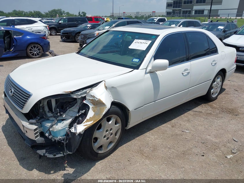 2003 Lexus Ls 430 VIN JTHBN30FX30115580 IAAI salvage auction — FRONT END, Original (Texas), sold $75 on 2026-07-28 (photo 2)