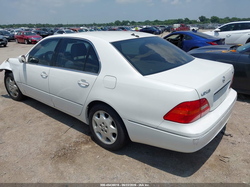 2003 Lexus Ls 430 VIN JTHBN30FX30115580 IAAI salvage auction — FRONT END, Original (Texas), sold $75 on 2026-07-28 (photo 3)