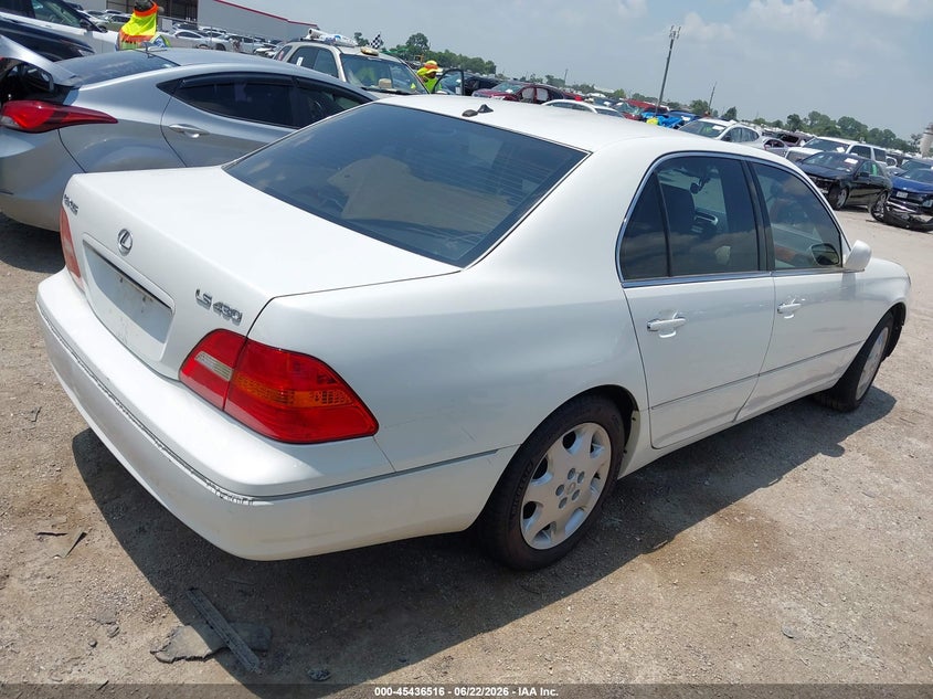 2003 Lexus Ls 430 VIN JTHBN30FX30115580 IAAI salvage auction — FRONT END, Original (Texas), sold $75 on 2026-07-28 (photo 4)
