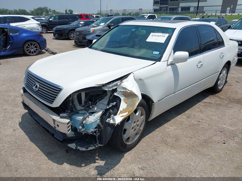 2003 Lexus Ls 430 VIN JTHBN30FX30115580 IAAI salvage auction — FRONT END, Original (Texas), sold $75 on 2026-07-28 (photo 6)