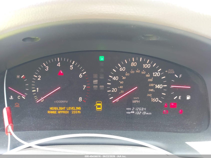 2003 Lexus Ls 430 VIN JTHBN30FX30115580 IAAI salvage auction — FRONT END, Original (Texas), sold $75 on 2026-07-28 (photo 7)