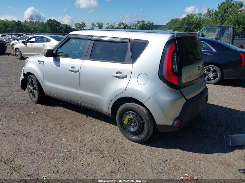 2015 Kia Soul VIN KNDJP3A54F7790947 IAAI salvage auction — FRONT & REAR, Salvage (Ohio), sold $400 on 2026-07-20 (photo 3)