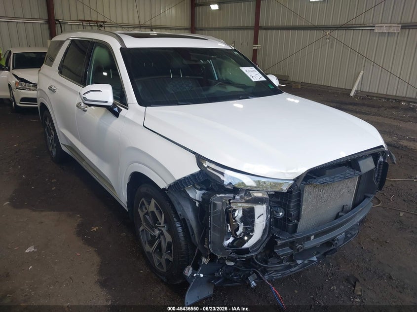 2022 Hyundai Palisade VIN KM8R7DHE9NU419633 IAAI salvage auction — FRONT END, Salvage (Virginia), sold $11,300 on 2026-07-24 (photo 1)
