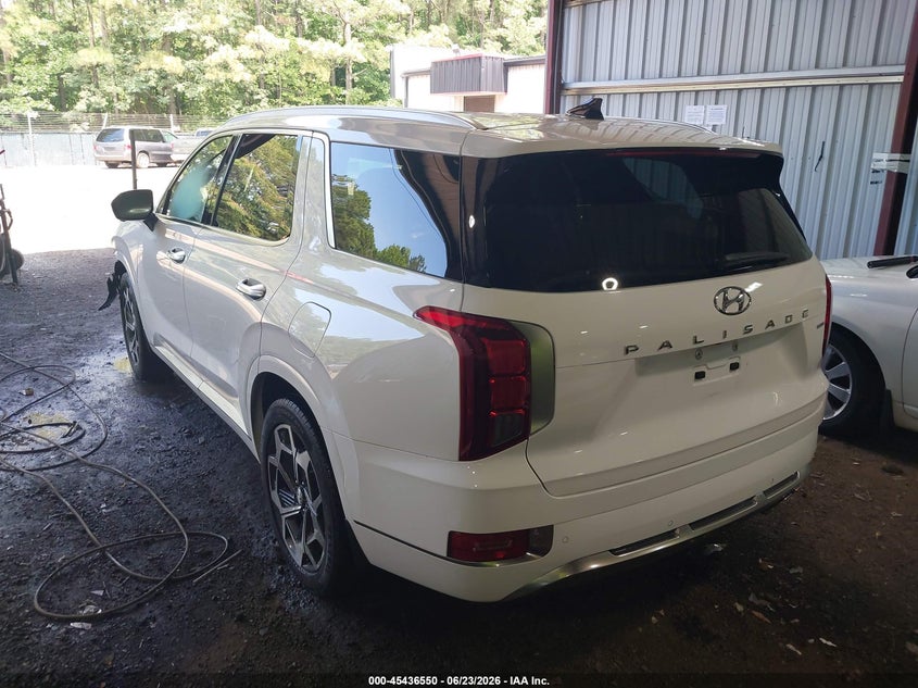 2022 Hyundai Palisade VIN KM8R7DHE9NU419633 IAAI salvage auction — FRONT END, Salvage (Virginia), sold $11,300 on 2026-07-24 (photo 3)