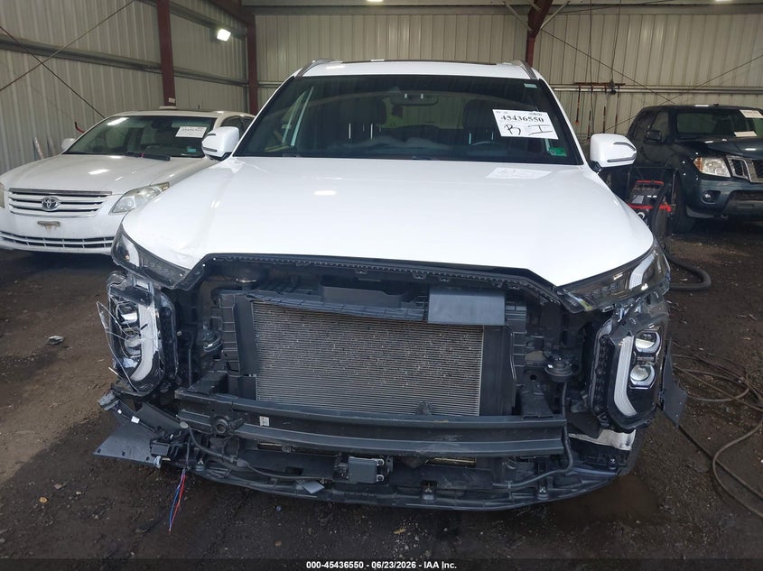 2022 Hyundai Palisade VIN KM8R7DHE9NU419633 IAAI salvage auction — FRONT END, Salvage (Virginia), sold $11,300 on 2026-07-24 (photo 6)