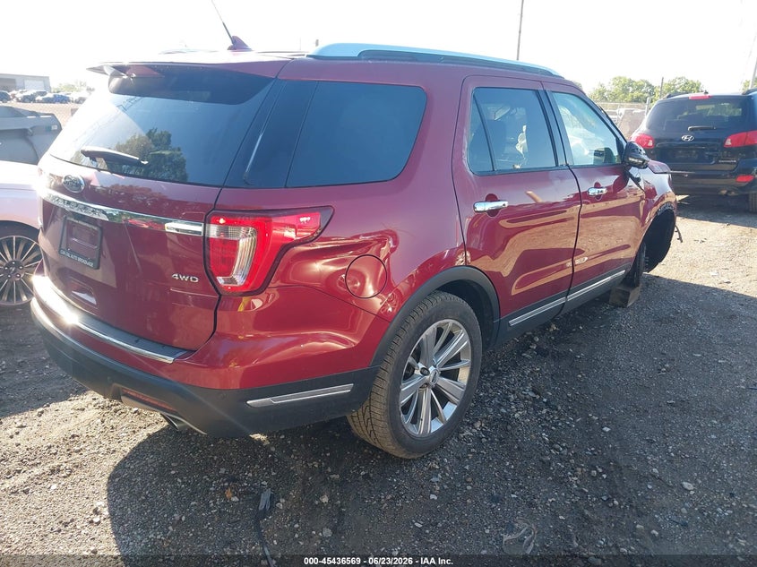 2019 Ford Explorer VIN 1FM5K8F87KGB47997 IAAI salvage auction — RIGHT SIDE, Salvage (Indiana), sold $2,350 on 2026-07-20 (photo 4)