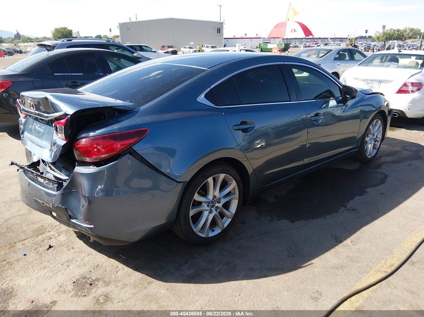2016 Mazda 6 VIN JM1GJ1V50G1429679 IAAI salvage auction — REAR END, Salvage (Utah), sold $2,200 on 2026-07-30 (photo 4)