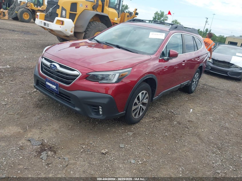 2020 Subaru Outback VIN 4S4BTAEC1L3270457 IAAI salvage auction — RIGHT REAR, Salvage Title, sold $7,200 on 2026-07-29 (photo 2)