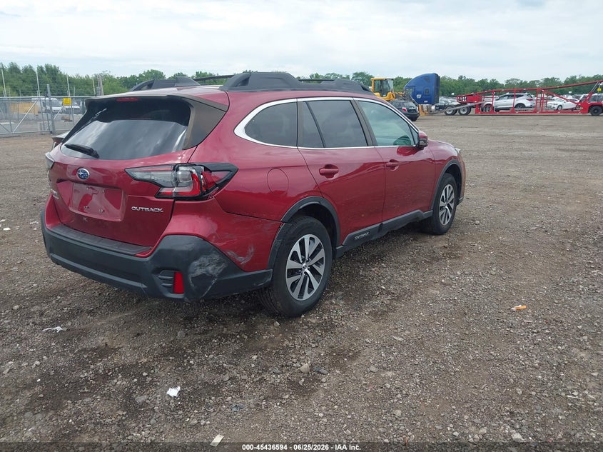 2020 Subaru Outback VIN 4S4BTAEC1L3270457 IAAI salvage auction — RIGHT REAR, Salvage Title, sold $7,200 on 2026-07-29 (photo 4)