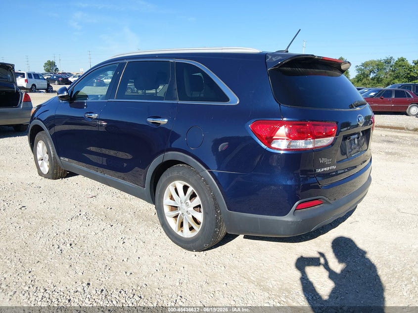 2016 Kia Sorento VIN 5XYPGDA56GG161095 IAAI salvage auction — NORMAL WEAR, Original (Ohio), sold $1,525 on 2026-07-22 (photo 3)