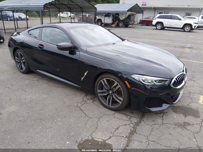 2022 BMW 8er VIN WBAAE4C09NCJ50779 IAAI salvage auction — FRONT END, Salvage (Connecticut), sold $23,400 on 2026-07-30 (photo 1)