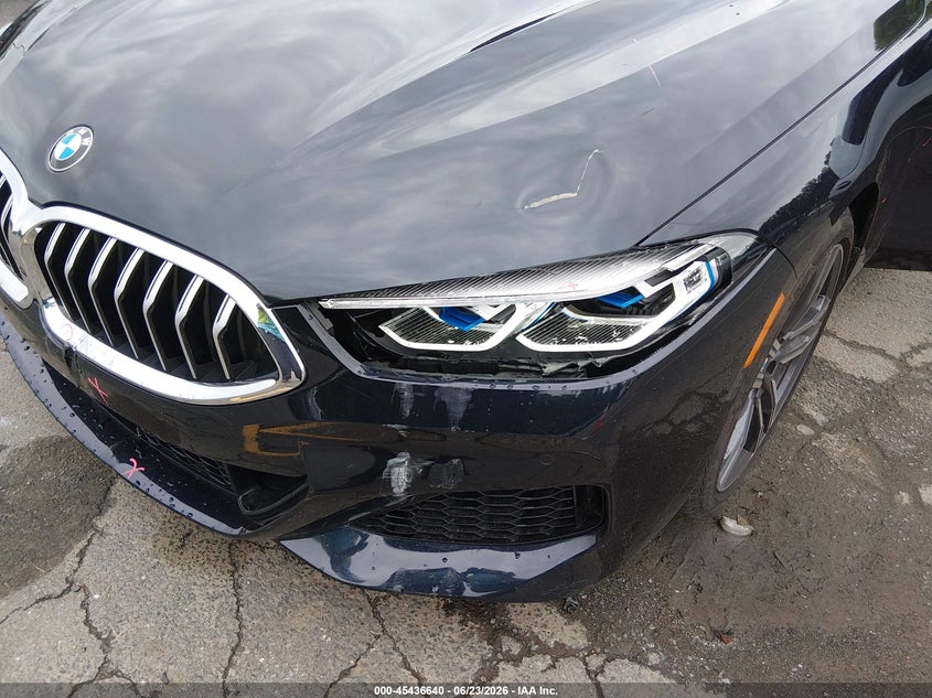 2022 BMW 8er VIN WBAAE4C09NCJ50779 IAAI salvage auction — FRONT END, Salvage (Connecticut), sold $23,400 on 2026-07-30 (photo 6)