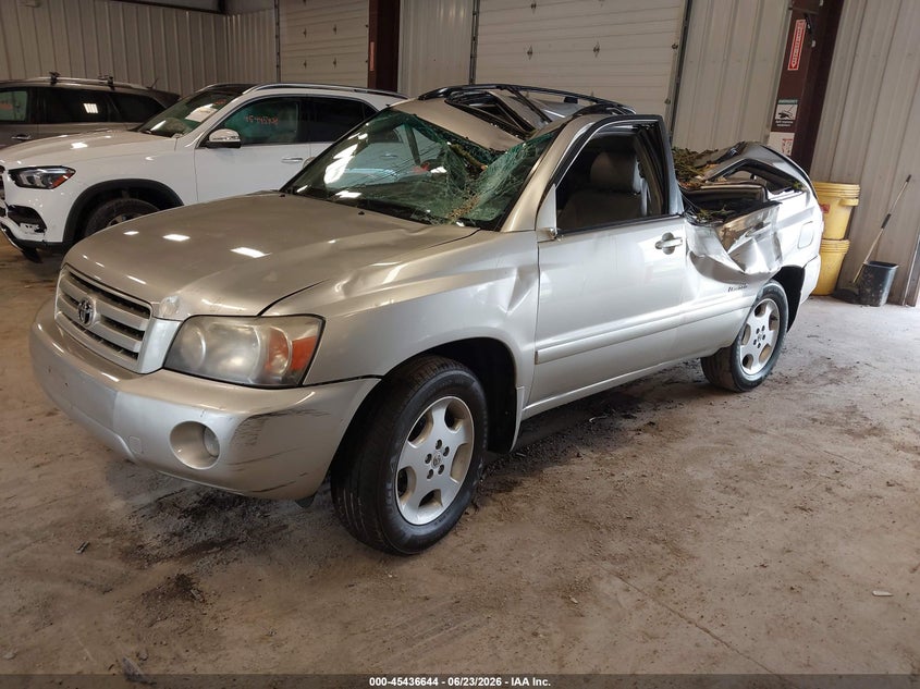 2007 Toyota Highlander VIN JTEEP21A870230010 IAAI salvage auction — ROOF, Mv-907A (New York), sold $25 on 2026-07-07 (photo 2)