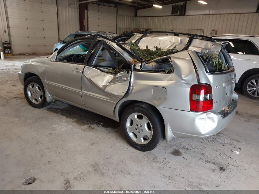 2007 Toyota Highlander VIN JTEEP21A870230010 IAAI salvage auction — ROOF, Mv-907A (New York), sold $25 on 2026-07-07 (photo 3)