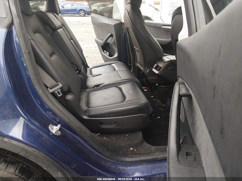 2024 Tesla Model y VIN 7SAYGAEE0RF989069 IAAI salvage auction — LEFT FRONT, Salvage Title, sold $9,350 on 2026-08-27 (photo 8)