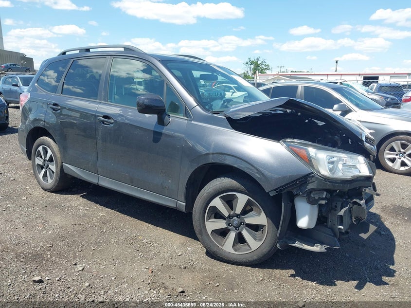 2018 Subaru Forester VIN JF2SJAEC9JH580402 IAAI salvage auction — FRONT END, Salvage (New Jersey), sold $225 on 2026-07-29 (photo 1)
