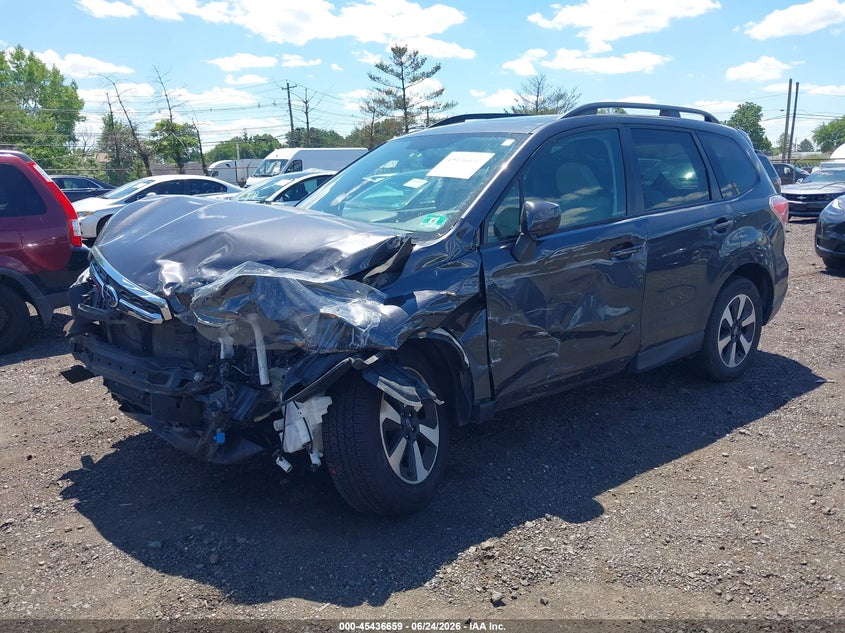 2018 Subaru Forester VIN JF2SJAEC9JH580402 IAAI salvage auction — FRONT END, Salvage (New Jersey), sold $225 on 2026-07-29 (photo 2)