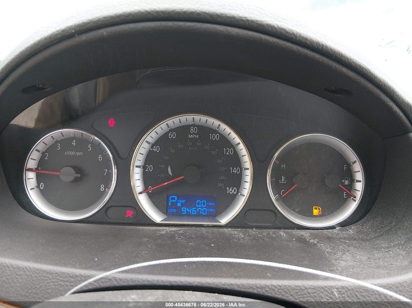 2009 Hyundai Sonata VIN 5NPEU46C19H566106 IAAI salvage auction — FRONT END, Salvage (Vermont), sold $625 on 2026-07-15 (photo 7)