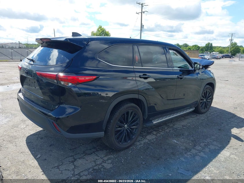 2022 Toyota Highlander VIN 5TDZZRAH6NS544447 IAAI salvage auction — FRONT END, Salvage Title, sold $7,900 on 2026-07-21 (photo 4)
