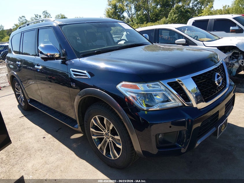 2019 Nissan Armada VIN JN8AY2NC3K9585199 IAAI salvage auction — HAIL, Salvage (Ohio), sold $8,300 on 2026-07-09 (photo 1)