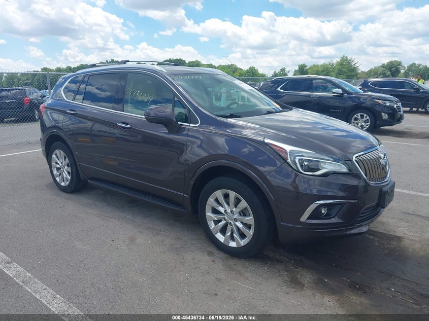 2017 Buick Envision VIN LRBFXBSA0HD044526 IAAI salvage auction — LEFT SIDE, Clear (Indiana), sold $2,600 on 2026-07-24 (photo 1)