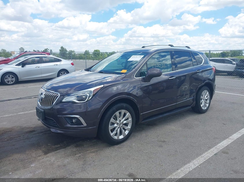 2017 Buick Envision VIN LRBFXBSA0HD044526 IAAI salvage auction — LEFT SIDE, Clear (Indiana), sold $2,600 on 2026-07-24 (photo 2)