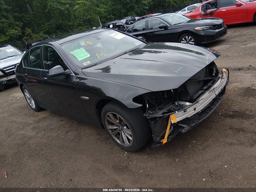 2014 BMW 5er VIN WBA5A7C50ED619455 IAAI salvage auction — FRONT END, Salvage Title, sold $3,200 on 2026-07-29 (photo 1)