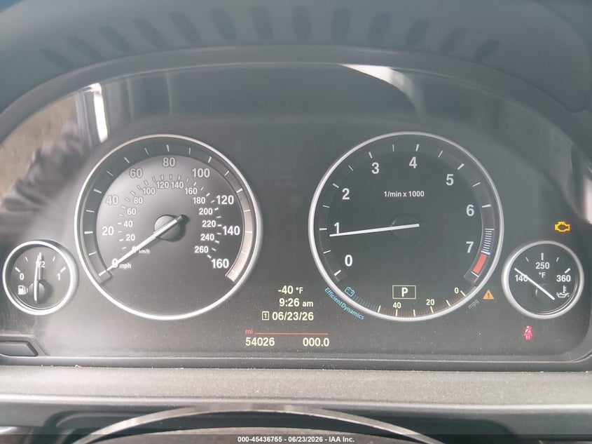 2014 BMW 5er VIN WBA5A7C50ED619455 IAAI salvage auction — FRONT END, Salvage Title, sold $3,200 on 2026-07-29 (photo 7)