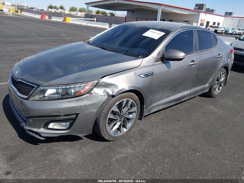 2015 Kia Optima VIN 5XXGR4A62FG470360 IAAI salvage auction — NORMAL WEAR, Clear (Nevada), sold $600 on 2026-07-17 (photo 2)