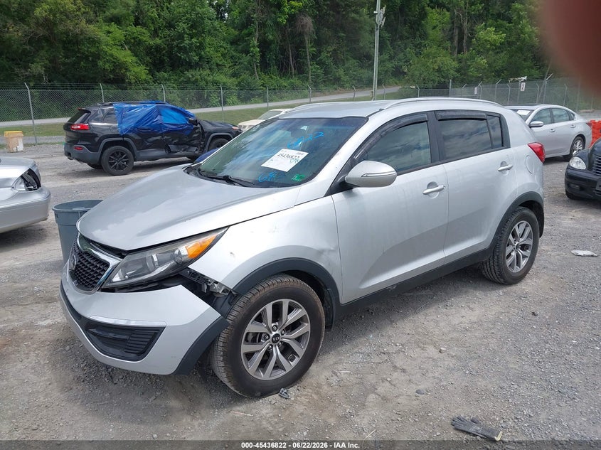 2015 Kia Sportage VIN KNDPB3AC0F7737332 IAAI salvage auction — FRONT END, Clear (Virginia), sold $1,050 on 2026-07-09 (photo 2)