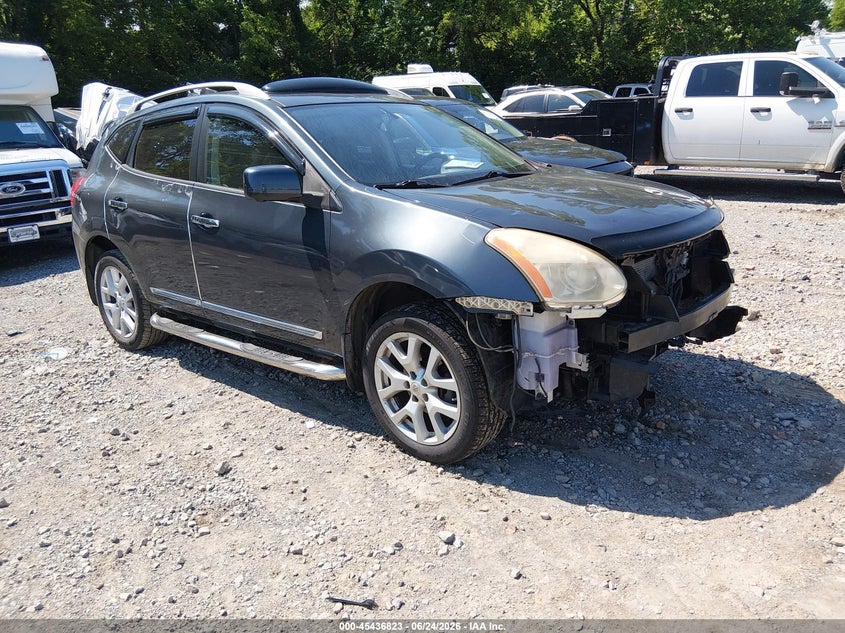 2013 Nissan Rogue VIN JN8AS5MV1DW653395 IAAI salvage auction — FRONT END, Clear (Tennessee), sold $700 on 2026-07-23 (photo 1)
