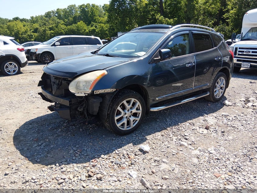 2013 Nissan Rogue VIN JN8AS5MV1DW653395 IAAI salvage auction — FRONT END, Clear (Tennessee), sold $700 on 2026-07-23 (photo 2)