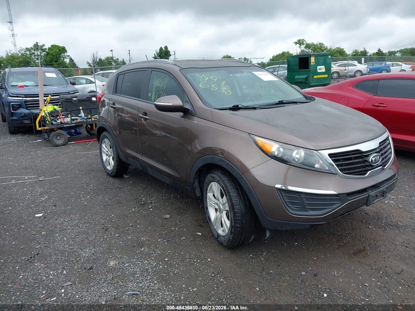 2012 Kia Sportage VIN KNDPB3A21C7217613 IAAI salvage auction — UNKNOWN, Salvage (Virginia), sold $2,450 on 2026-07-07 (photo 1)