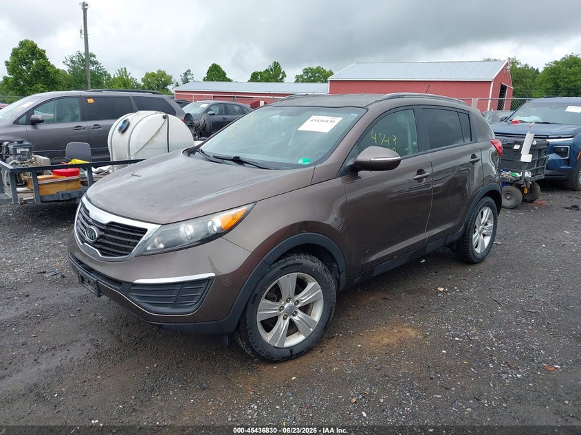 2012 Kia Sportage VIN KNDPB3A21C7217613 IAAI salvage auction — UNKNOWN, Salvage (Virginia), sold $2,450 on 2026-07-07 (photo 2)
