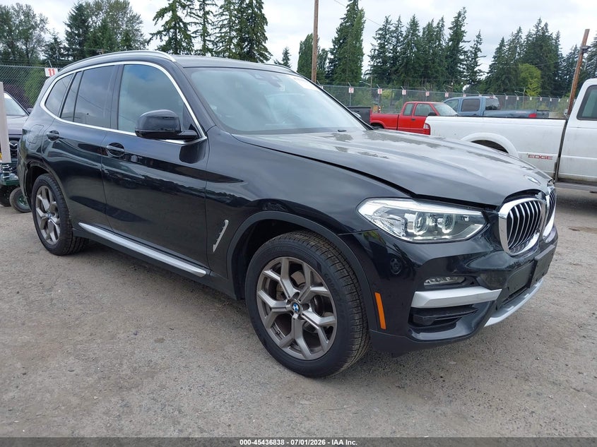 2021 BMW X3 VIN 5UXTS1C04M9H06772 IAAI salvage auction — REAR END, Bill Of Sale (Washington), sold $15,075 on 2026-07-15 (photo 1)