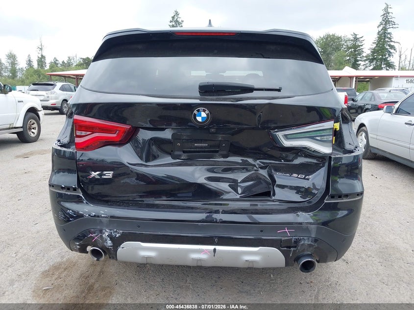 2021 BMW X3 VIN 5UXTS1C04M9H06772 IAAI salvage auction — REAR END, Bill Of Sale (Washington), sold $15,075 on 2026-07-15 (photo 6)