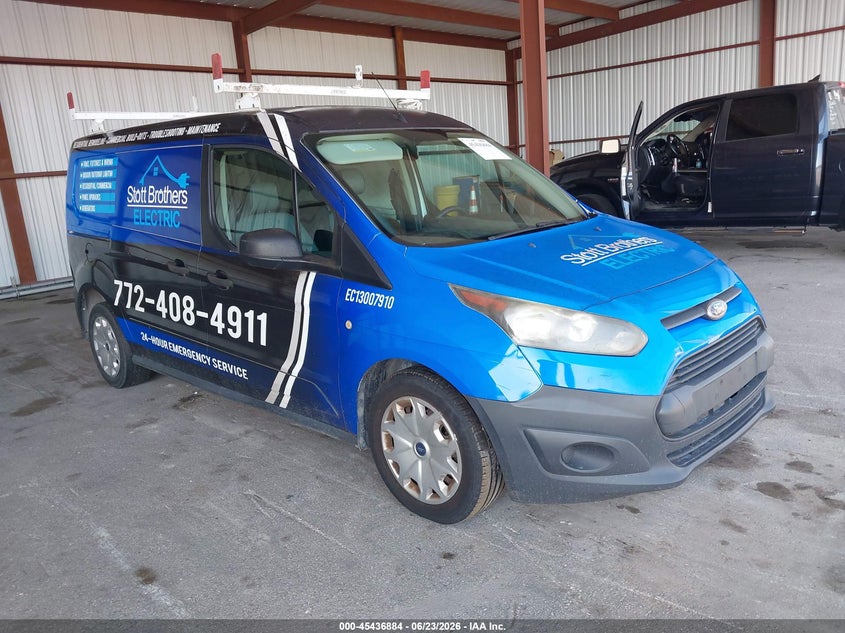 2015 Ford Transit VIN NM0LS7E72F1219502 IAAI salvage auction — LEFT FRONT, Rebuildable (Florida), sold $725 on 2026-07-15 (photo 1)