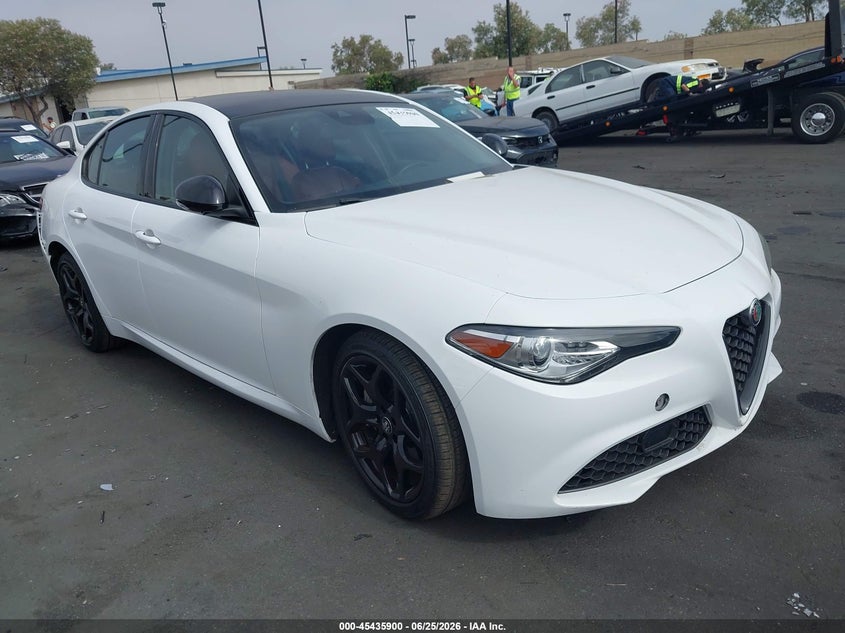 2021 Alfa romeo Giulia VIN ZARFAMAN3M7641154 IAAI salvage auction — REAR END, Salvage Certificate (California), sold $6,800 on 2026-08-09 (photo 1)
