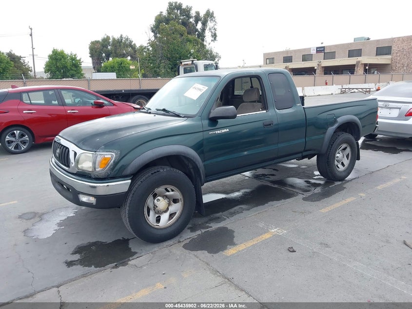 2004 Toyota Tacoma VIN 5TESM92N54Z373700 IAAI salvage auction — REAR END, Salvage (California), sold $2,700 on 2026-07-29 (photo 2)