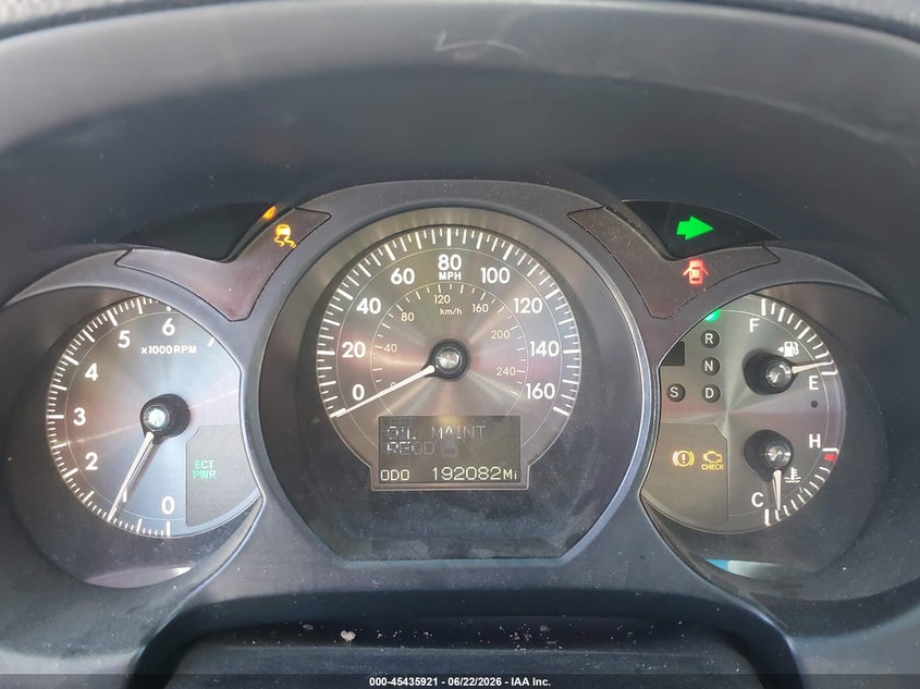 2006 Lexus Gs 300 VIN JTHBH96S165042525 IAAI salvage auction — FRONT END, Salvage (California), sold $700 on 2026-07-09 (photo 7)