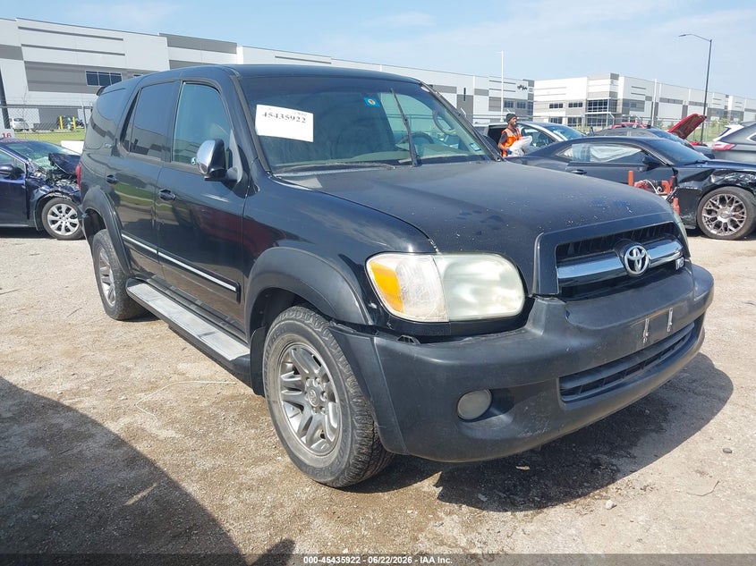 2007 Toyota Sequoia VIN 5TDBT48A27S291130 IAAI salvage auction — NORMAL WEAR, Clear (Montana), sold $1,000 on 2026-07-28 (photo 1)