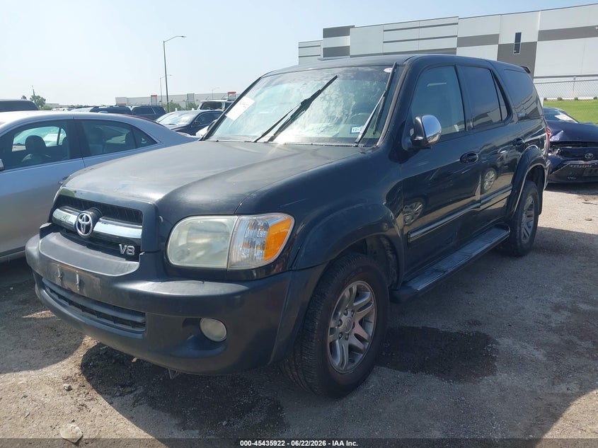 2007 Toyota Sequoia VIN 5TDBT48A27S291130 IAAI salvage auction — NORMAL WEAR, Clear (Montana), sold $1,000 on 2026-07-28 (photo 2)
