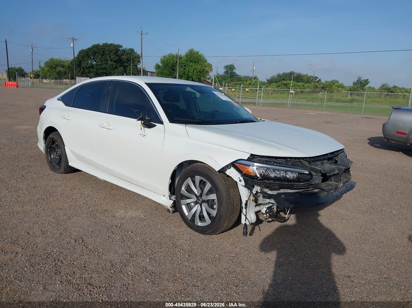2026 Honda Civic VIN 2HGFE2F29TH582892 — IAAI salvage auction photo