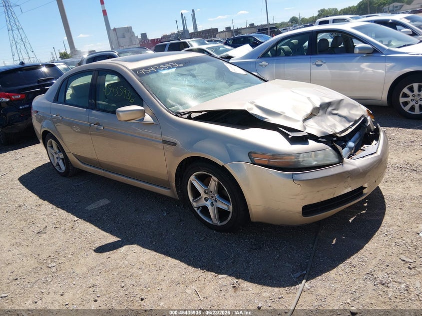 2006 Acura Tl VIN 19UUA66256A059768 IAAI salvage auction — FRONT END, Clear (Indiana), sold $375 on 2026-07-26 (photo 1)