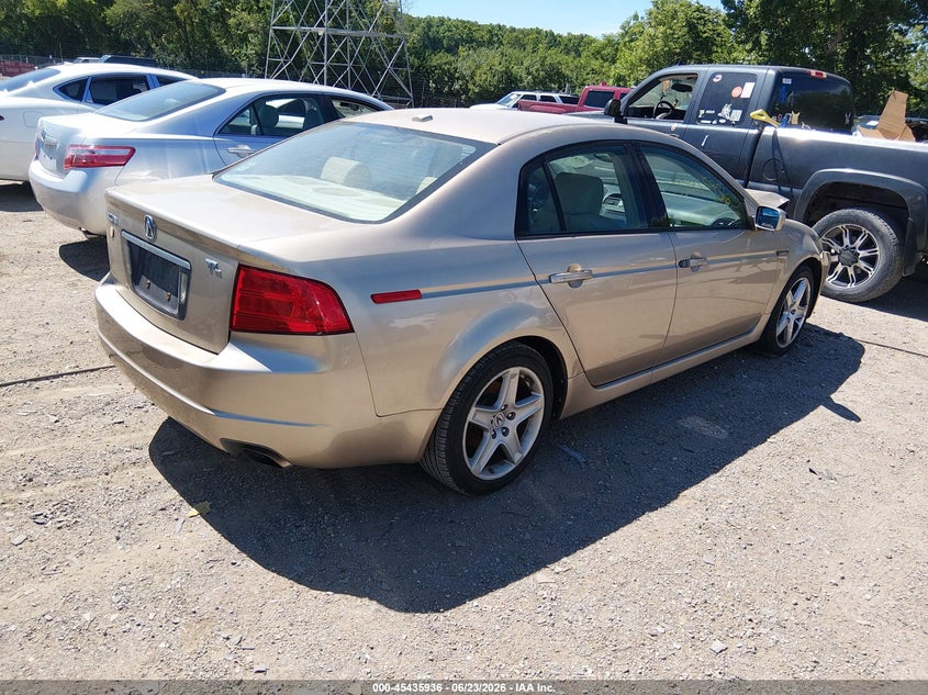2006 Acura Tl VIN 19UUA66256A059768 IAAI salvage auction — FRONT END, Clear (Indiana), sold $375 on 2026-07-26 (photo 4)