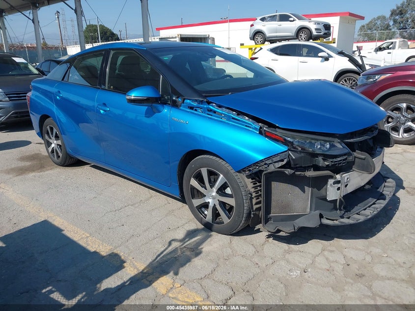 2019 Toyota Mirai VIN JTDBVRBD3KA006533 IAAI salvage auction — LEFT FRONT, Salvage Title, sold $550 on 2026-07-24 (photo 1)