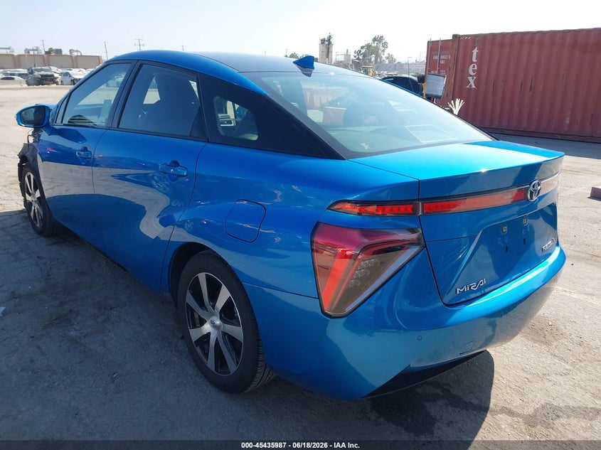 2019 Toyota Mirai VIN JTDBVRBD3KA006533 IAAI salvage auction — LEFT FRONT, Salvage Title, sold $550 on 2026-07-24 (photo 3)