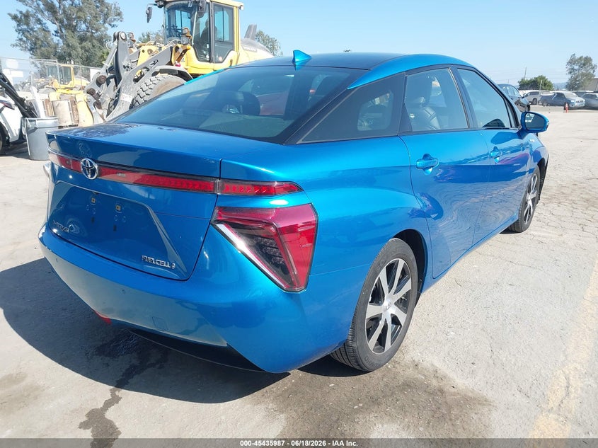 2019 Toyota Mirai VIN JTDBVRBD3KA006533 IAAI salvage auction — LEFT FRONT, Salvage Title, sold $550 on 2026-07-24 (photo 4)