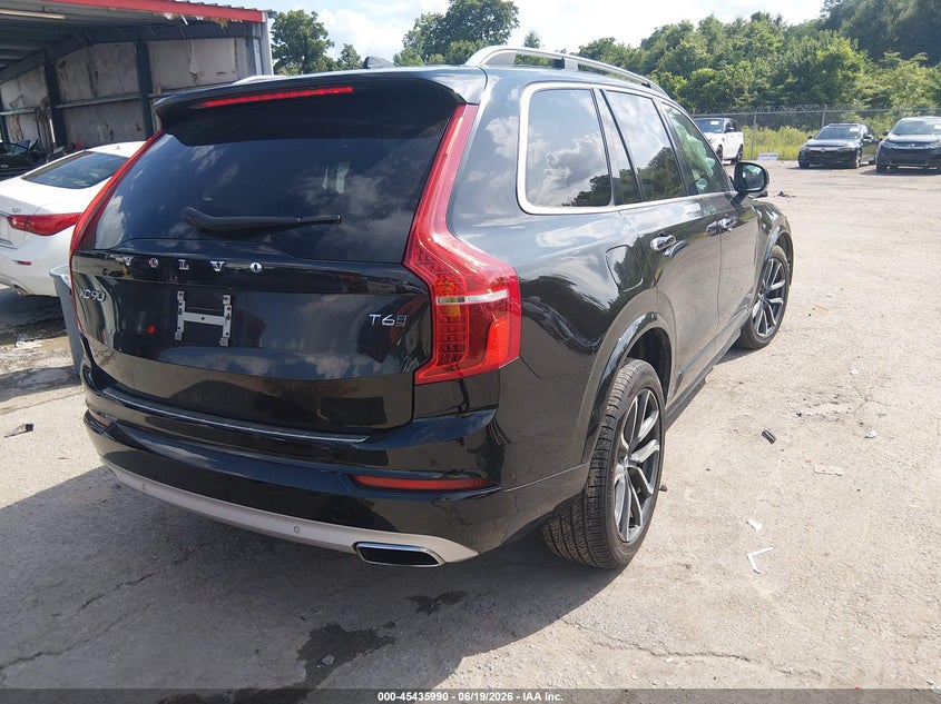 2016 Volvo Xc90 VIN YV4A22PKXG1035440 IAAI salvage auction — FRONT END, Salvage (Louisiana), sold $2,800 on 2026-08-04 (photo 4)